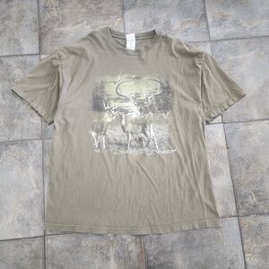 Vintage Y2K Lost Creek Outfitters Men's XL Deer Wildlife Nature T Shirt